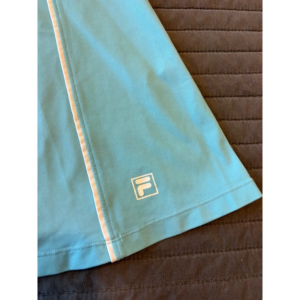 Fila Womens Light Blue Tennis Dress Racerback Built-in Size S Sporty Athletic - Picture 9 of 9